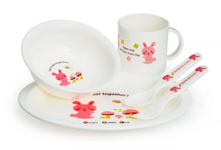 HAPPY CARE Набор :тарелка, миска,кружка,ложка,вилка