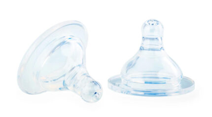 HAPPY CARE Соска силиконовая широкая быстрый поток 2 шт,