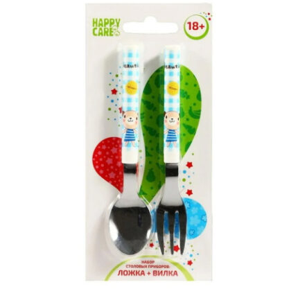 HAPPY CARE Набор столовых приборов :Ложка+вилка