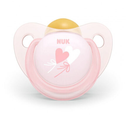 Нук пустышка Classik Baby Rose латекс 0-6 м, (10725604)