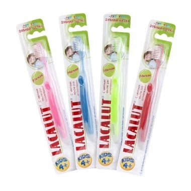 Лакалут зубная щетка  детск 4+
