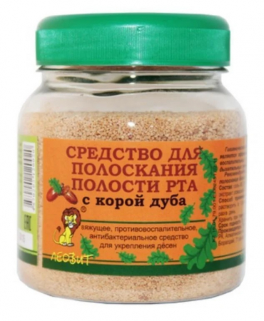 Средство для полоскания с  250г с корой дуба