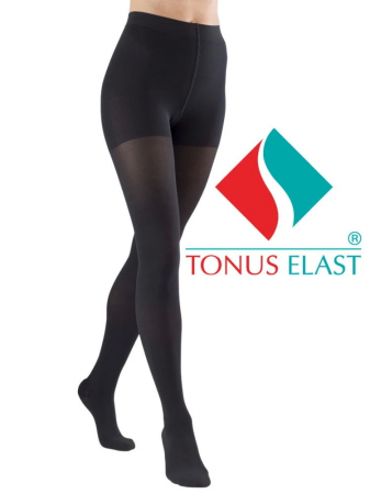 Колготки мед, эласт, компрессион, Elast 0404 Lux класс компр, 1, р-р2, рост 1 черный