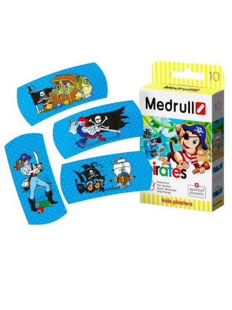 Лейкопластырь Medrul Kids № 10 (Pirates) 25*57 мм