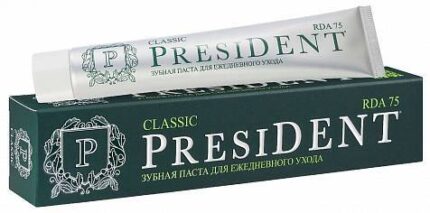 Зубная паста PRESIDENT Classic 75RDA 75мл
