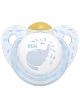 Нук пустышка Classik Baby Blye латекс 0-6 м, (10725605)
