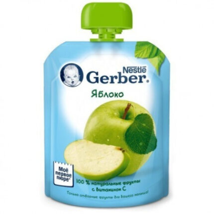 Гербер Пюре Яблоко 12*90гр