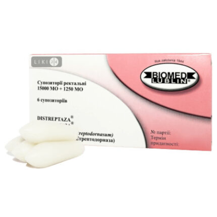 Дистрептаза №6 супп,