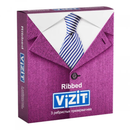 Презервативы VIZIT  Ribbed №3