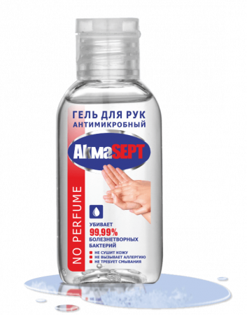 Акмасепт гель для рук антимикробный без запаха 50 мл