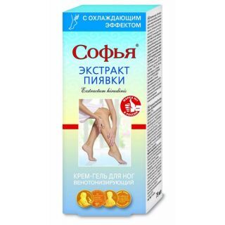 Софья 75 мл крем д/ног с экстрактом пиявки