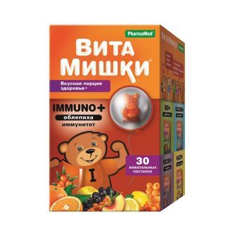 ВитаМишки Immuno+жев,пастилки №30