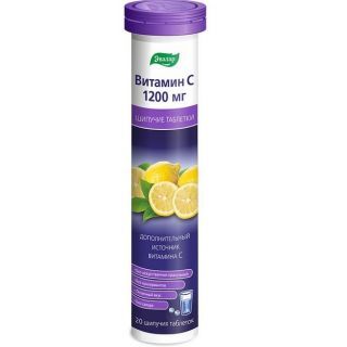 Витамин С 1200 мг шипучий таблетки 3,8 г № 20