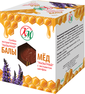 Мед  кызыл май с экс, шалфея 225 г