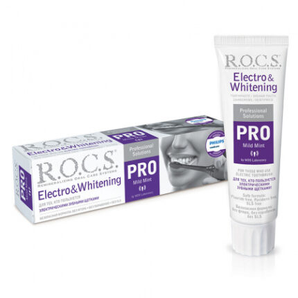 R,O,C,S, Зубная паста electro&whitening PRO 135г