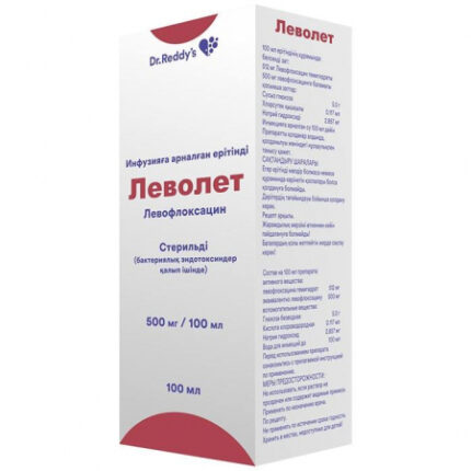 Леволет 500 мг/100 мл 100 мл р-р
