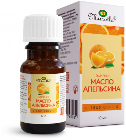 Масло Апельсиновое эфир, 10 мл (Мирролла)