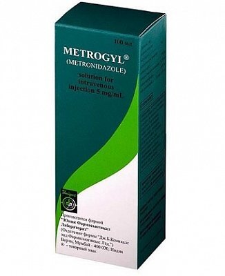 Метрогил 5мг/мл 100 мл  р-р для в/в введения